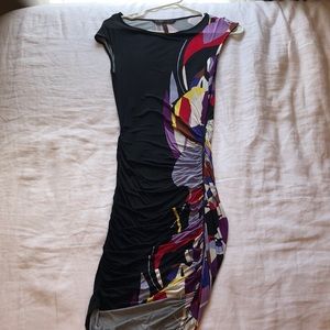 Bcbgmaxazria ruched dress